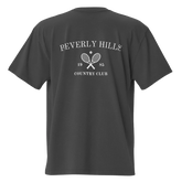 Beverly Hills Oversized T-Shirt Faded Black Back